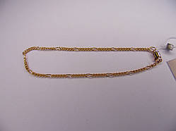 Золотий браслет, розмір 19 см