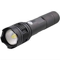 Аккумуляторный качественный, металлический, полицейский LED фонарик 800 люмен