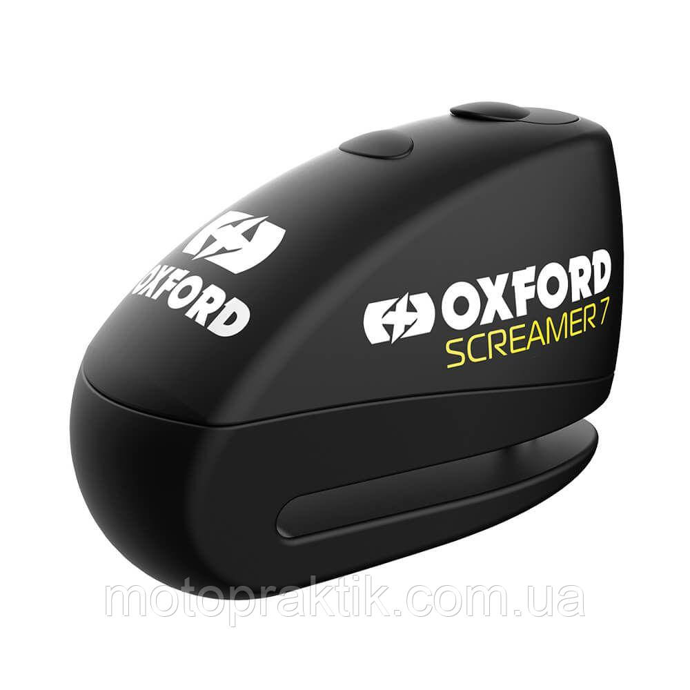 Oxford Screamer 7 Alarm Disc Lock Black Замок протиугінний із сигналізацією