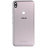 Задня панель корпусу (кришка) для Asus ZenFone Max Pro M1 ZB601KL + скло камери, срібло,оригінал