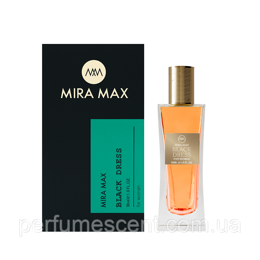 Парфумована вода для жінок Mira Max 30 мл BLACK DRESS