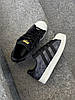 Чоловічі кросівки Adidas Superstar atmos Denim Pack Grey кеди Адідас Суперстар текстильні сірі весна осінь, фото 5