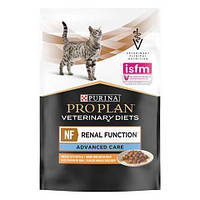 Purina Veterinary Diets NF, диета для кошек при патологиях почек с курицей, пауч 85 г