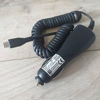 Зарядний пристрій Nokia DC-4E micro USB 12 V / 24 V 5.7 V / 800 mA Автомобільна зарядка Чорний (KG-10016)