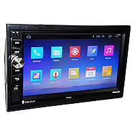 Автомагнитола 8706U 2din GPS Wi-Fi 1/16GB Android 8.1 (короткая база) 4х45W Black (3_02690)