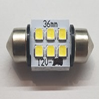 LED лампа C5W 6SMD 2835