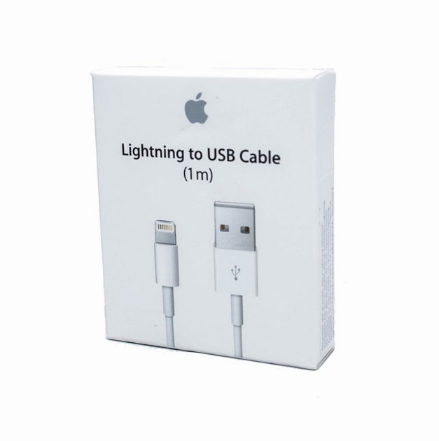 USB кабель Apple Lightning 1м- білий, фото 1