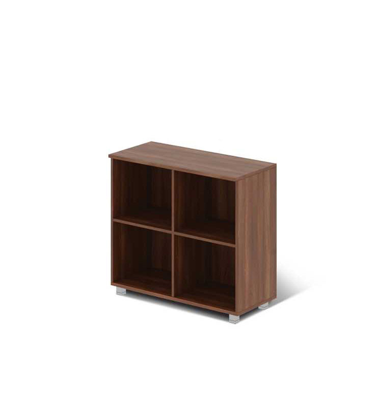 Офісна шафа для документів Глос G4.00.08 відкрита висота 808 мм (MConcept-ТМ)