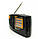 Компактний радіоприймач Kipo KB-308AC з антеною, фото 2