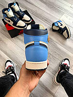 Мужские кроссовки N-ike Air Jordan Retro 1 Blue