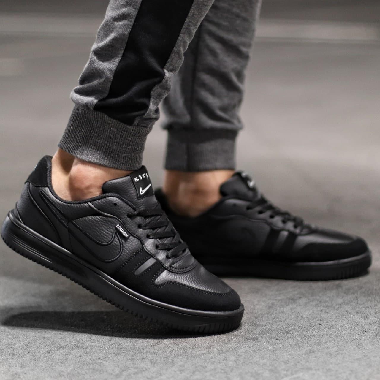 Nike ebernon best sale low all black