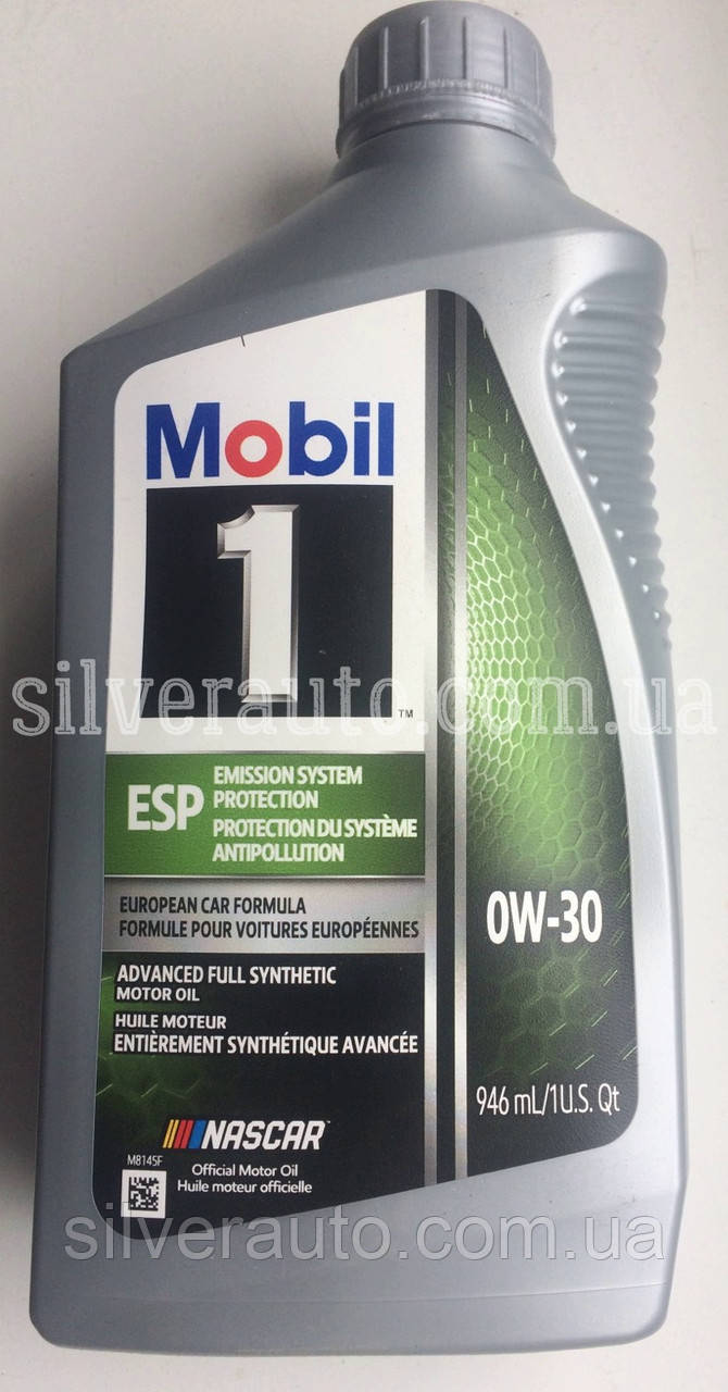 Моторна олива Mobil 1 0W-30 ESP Full Synthetic 0,946л