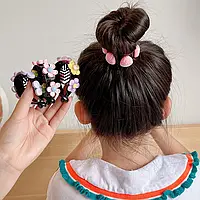 Красивые заколки для волос детские, набор заколок для девочек 6шт