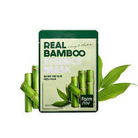 Зволожувальна маска для обличчя з екстрактом бамбука Farmstay Real Bamboo Essence Mask 23ml