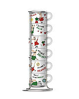 Набір чашок Bialetti Italia 75 мл (Еспресо, 6 шт)