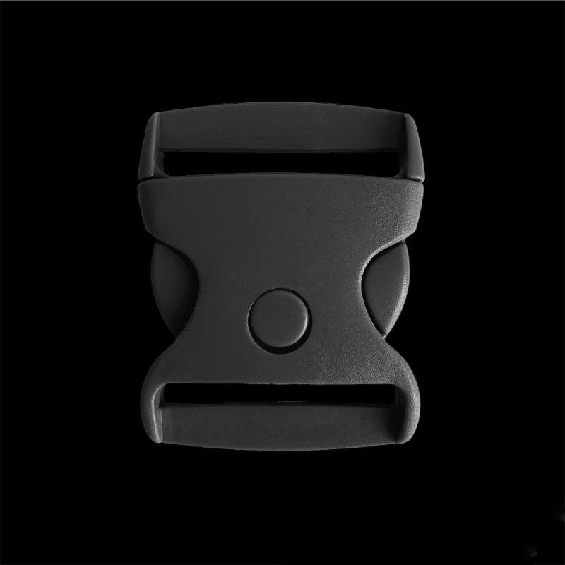 Фастекс (пряжка) з кнопкою 50 мм поліамідний колір чорний, фото 1