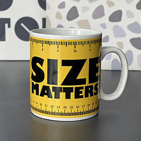 Чашка гігант ХХL "Size Matters", Кружка-гигант "Размер имеет значение"