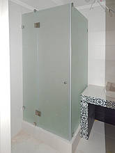 СКЛЯНИЙ ДУШ МАТОВИЙ 900*900*2000