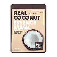 Тканевая маска для лица с экстрактом кокоса FarmStay Real Coconut Essence Mask 23ml