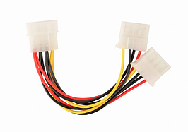 Перехідник живлення Molex (M) - 2 x Molex (F), 13 см, Cablexpert (CC-PSU-1)