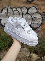 Кроссовки Nike Air Force 1 Pixel найк эир форс белые 39