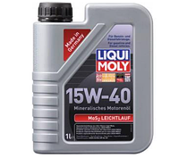 Моторное масло LIQUI MOLY MoS2 LEICHTLAUF 15W-40 / 1л