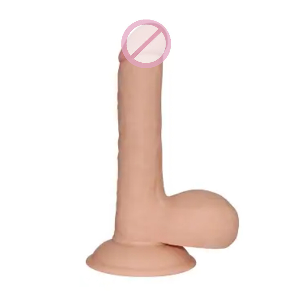 Фалоїмітатор реалістичний із мошоком- The Ultra Soft Dude 7.5"