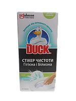 Стікер чистоти для унітазу Duck Лайм  з вибілюючою формулою 3шт в упаковці