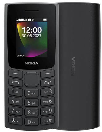 Телефон Nokia 106 TA-1564 DS Charcoal UA UCRF, фото 2