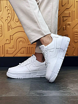 Кросівки Nike Air Force 1 Pixel найк еір форс білі, фото 5