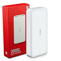 Зовнішній акумулятор для Redmi Power Bank 20000 mAh Повербанк, портативна батарея, фото 6