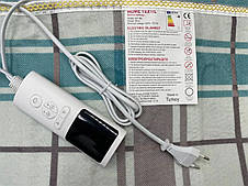 Електропростирадло двоспальне Home Textile Comfort 140x160 см, 9 режимов + Таймер автоотключения, фото 4
