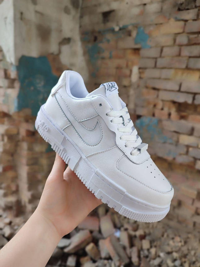 Кросівки Nike Air Force 1 Pixel найк еір форс білі, фото 1