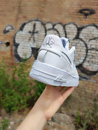 Кросівки Nike Air Force 1 Pixel найк еір форс білі, фото 6