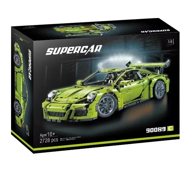 Конструктор гоночна 3D машина Supercar 90089 Porsche (2728 деталей), фото 1