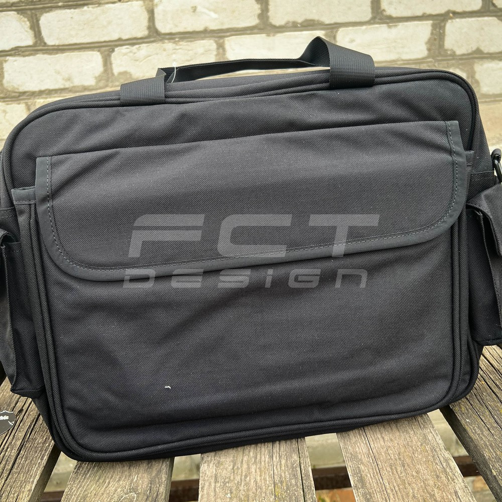 Сумка тактична для ноутбука чорна, фото 1