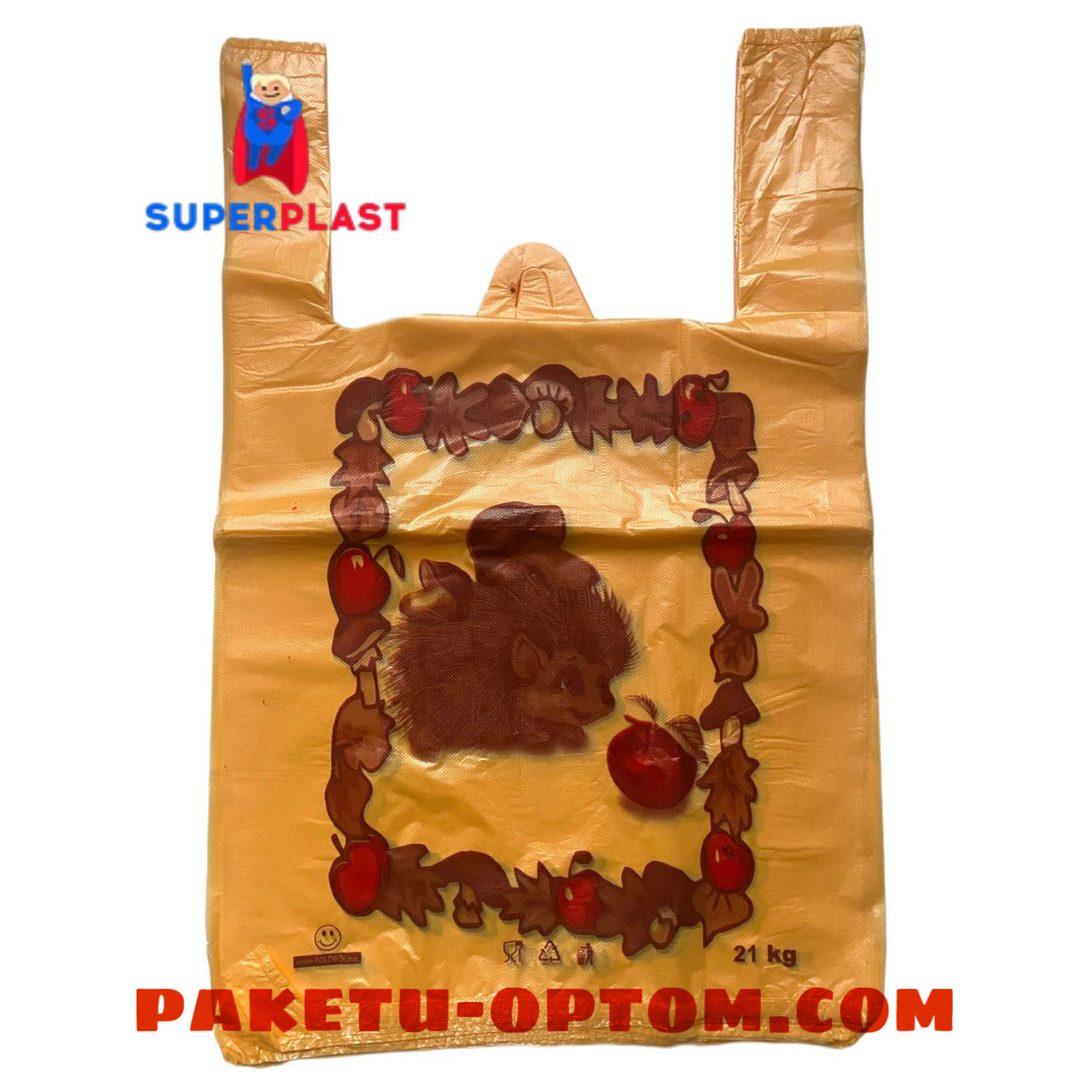 Пакет-майка гуртом 30х47см