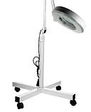 Лампа-лупа підлогова FS-645 з люмінесцентним підсвічуванням на штативі з коліщатками, 30 Вт., фото 7