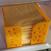 Пластиковый лоток для тостового сыра в холодильник, на стол Контейнер / Емкость для сыра