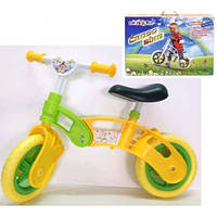 Біговел 10 EVA STAR BIKE Зелено-жовтий арт.KW-11-012 у коробці 50*40*13 см ТМ KINDER WAY