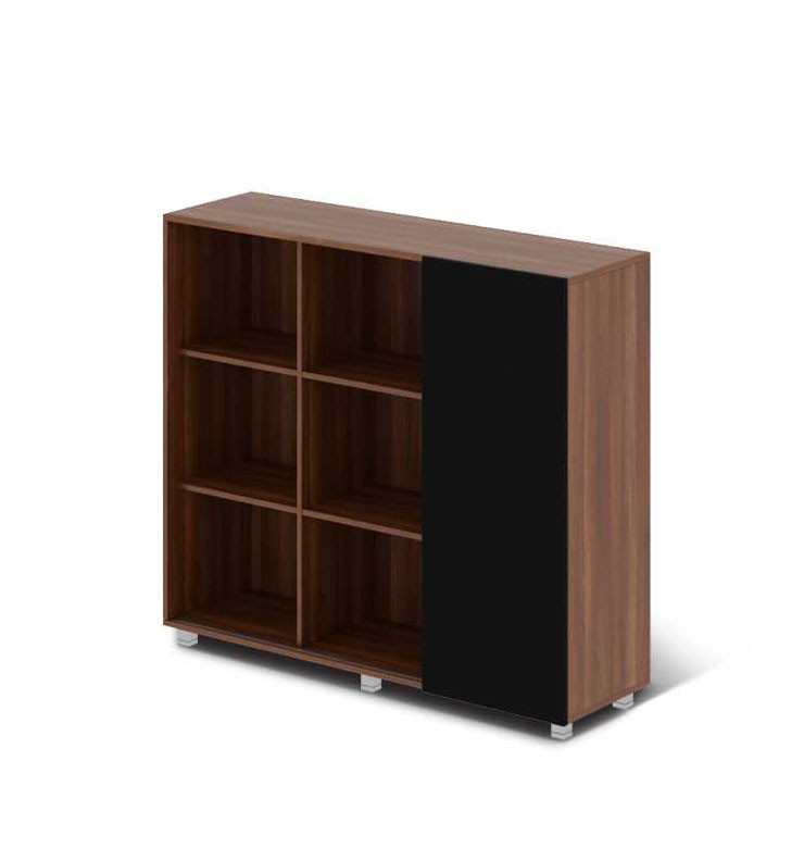 Шафа для документів Глосс G4.09.12 з розсувними скляними дверима висота 1176 мм (MConcept-ТМ)