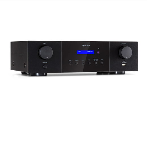 Купить AMP-4000 DAB Hi-Fi Стереоусилитель DAB+ Радио USB Дистанционное ...
