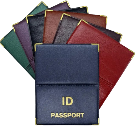 Обкладинка зі шкірозамінника на ID Passport «Україна» колір мікс
