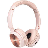 Беспроводные Bluetooth наушники Gelius Pro Crossfire GP HP-007 Pink