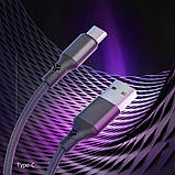 USB кабель Aspor AC-27 Type-C Intelligent Charging 3.1A/1м- чорний, фото 3