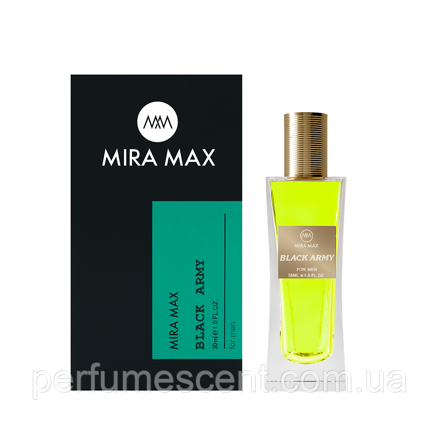Парфумована вода для чоловіків Mira Max 30 мл BLACK ARMY
