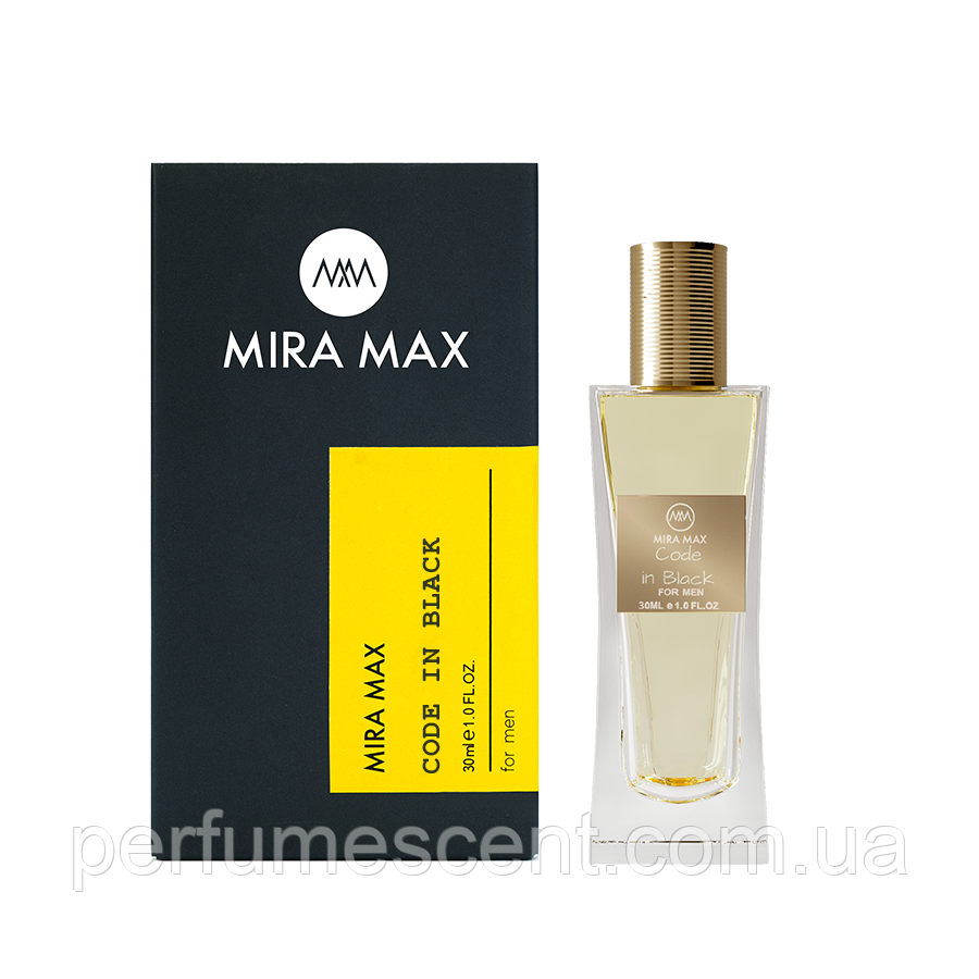 Парфумована вода для чоловіків Mira Max 30 мл CODE IN BLACK