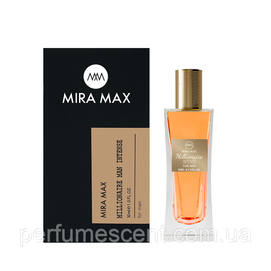 Парфумована вода для чоловіків Mira Max 30 мл MILLIONAIRE MAN INTENSE