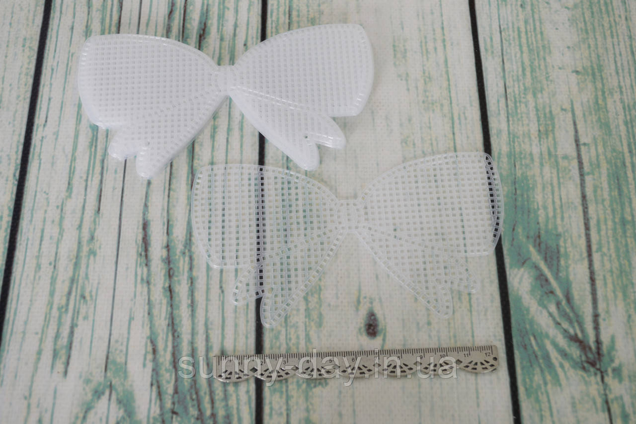 Пластикова канва фігурна - бантик великий, фото 1