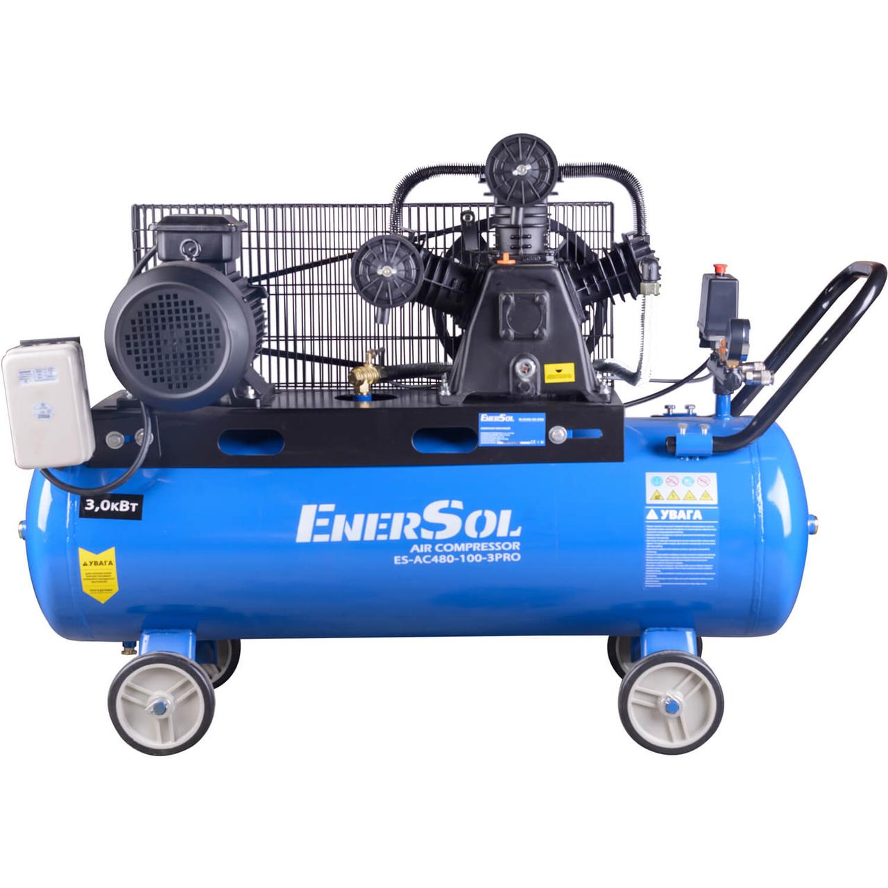 Компрессор повітряний EnerSol ES-AC480-100-3PRO